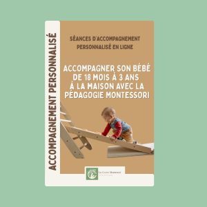 accompagner son bébé de 18 mois à 3 ans à la maison avec la pédagogie montessori